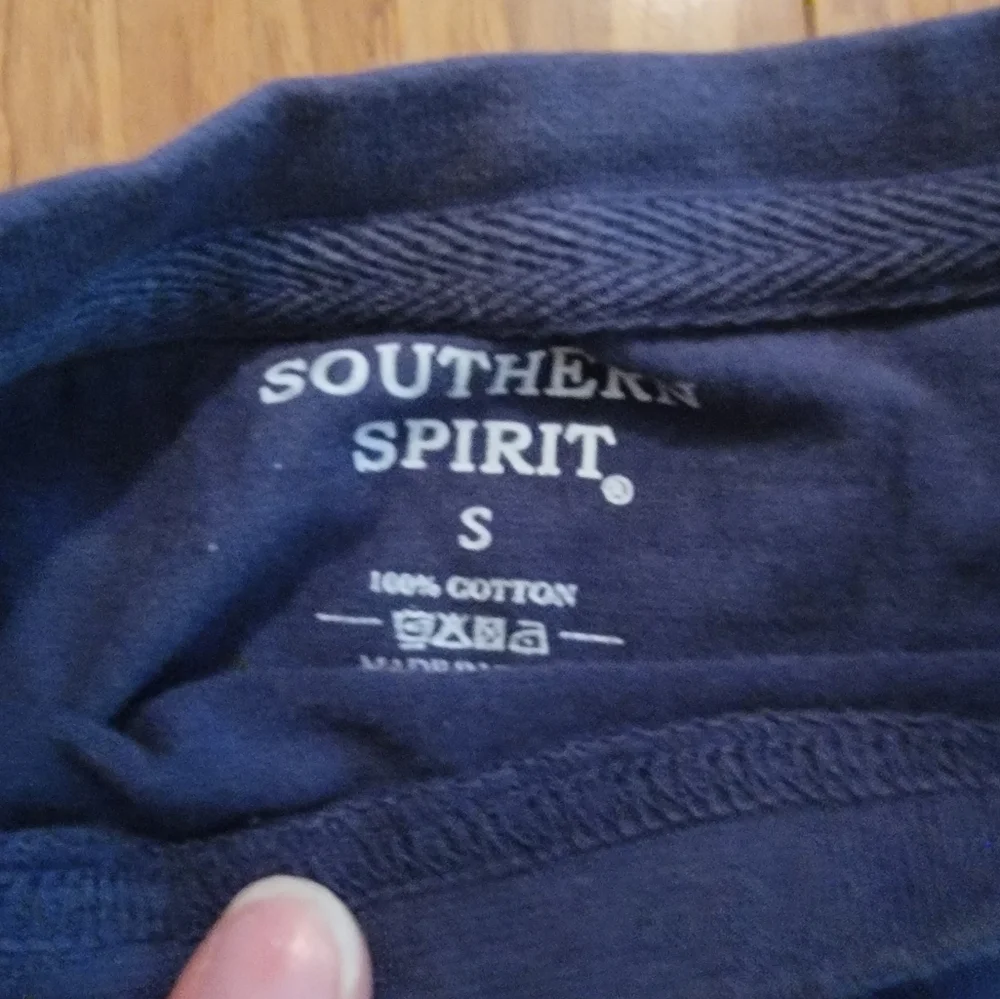 Southern Spirit Blue Ombre Stay Salty  Long Sleeve Size S - Picture 4 of 4